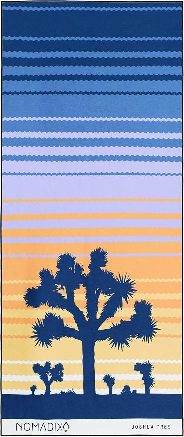 Nomadix Original Towel - National Parks- Perfect for Beach, Pool, Travel, Camping, Yoga - Made with Recycled Materials - Super Absorbent - Sand Resistant