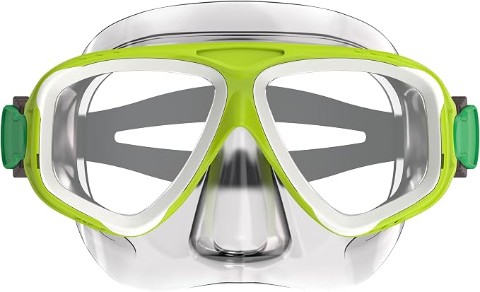 Speedo Unisex-Adult Swim Snorkel Dive Mask Anti-Fog with Nose Cover Adventure Series