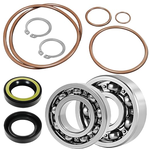 10 pcs Jet Pump Bearings Seal Rebuild Kit Compatible with Honda Aquatrax F12 F12X R12 R12X