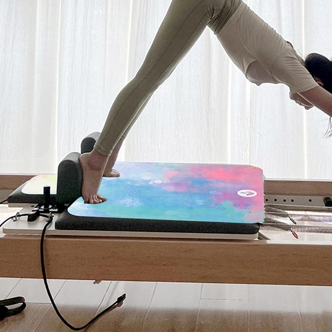 Colaxi Pilates Reformer Mat, Pilates Reformer Cover Protector Great Grip Mat Washable Mat Pilates Reformer Machine Towel for Home Body Balance
