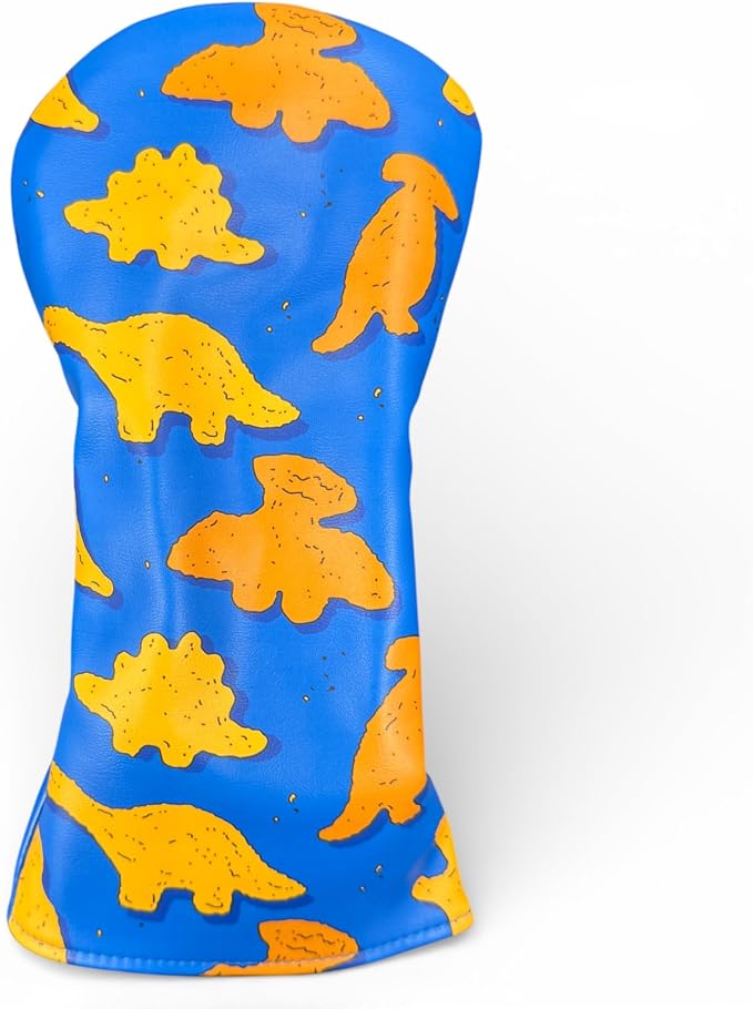 Logie Joe's Dino Nugget Driver Headcover | Premium Golf Driver Cover | Soft Protective Lining | Durable Synthetic Leather