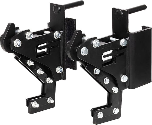 Fitvids Upgraded Adjustable Jammer Arms, Lever Arms, Monolift Attachments Rated 600 LB Per Arm, Fits Racks at All Post Sizes and Hole Sizes, Pair