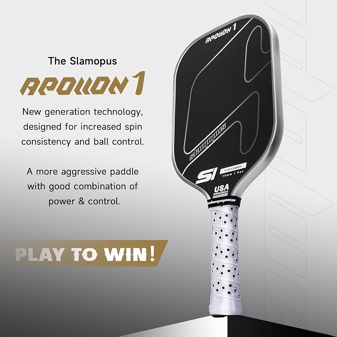 Raw Carbon Fiber Pickleball Paddles | T700 Pickleball Paddles with 16mm Polymer Honeycomb Core & Overgrips| Premium Pickle Ball Racket Enhanced Control & Spin & Power| USAPA Approved
