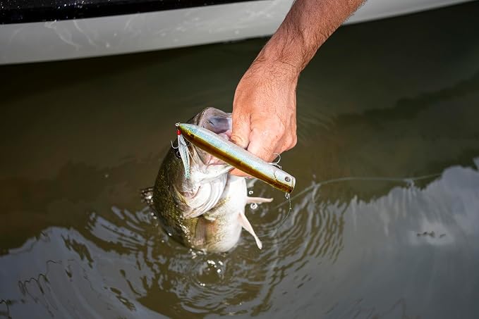 Berkley Choppo Topwater Fishing Lure, MF Frog, Size 90, Cupped Propeller Tail for Balance of Sound and Spray, Equipped with Sharp Fusion19TM Hook