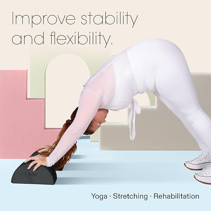 Bala Balance Blocks 2 Pack, Yoga Blocks for Working Out, (Sage) - Semi-Circular Yoga Accessories for Stretching & Exercise - Yoga Equipment for Home Workout - Yoga Block Essentials for Women & Men