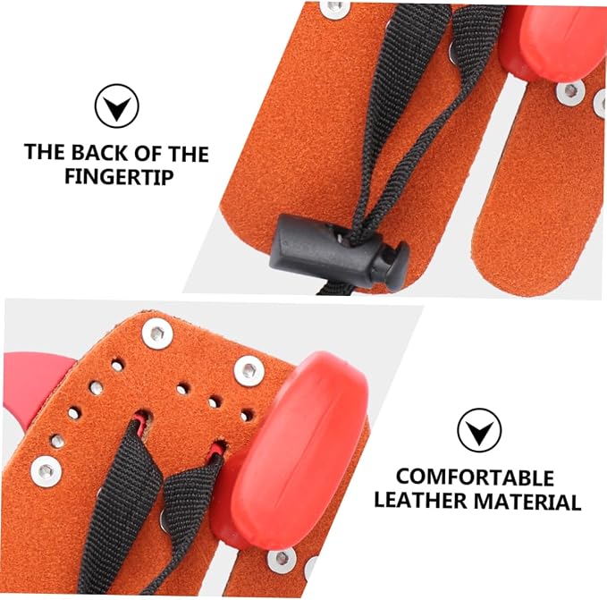 balacoo Finger Sleeves Archery Protector Tab Finger Protector Arrow Finger Guard Archery Protector Guard Archery