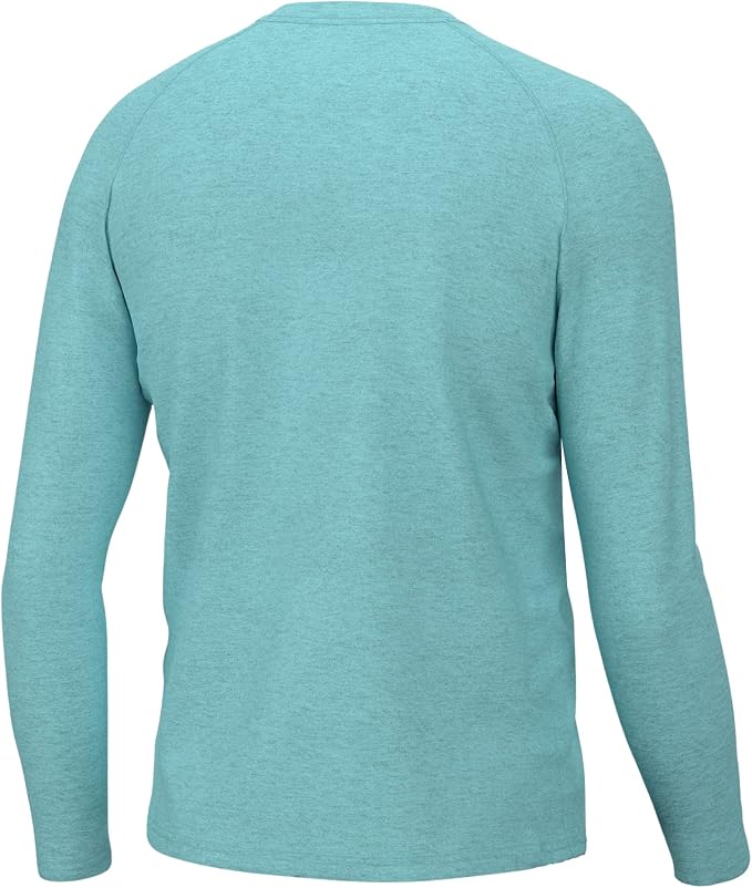 HUK Men's Waypoint Long Sleeve Shirt, Performance Fishing Tee for Men