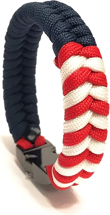 USA Olympic American Flag Mens Jewelry Paracord Bracelet