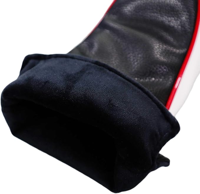 Golf Club Head Covers 3 Pack, Waterproof PU Leather Driver & Fairway Wood Headcovers with Rotatable Number Tags