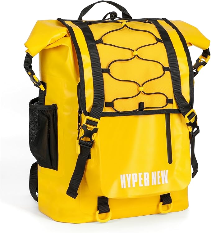 Waterproof Dry Bag Backpack 30L | Roll-top waterproof design, Men WomenTeens, Kayaking Boating Hiking, Camping Rafting Fishing, Travel Outdoor