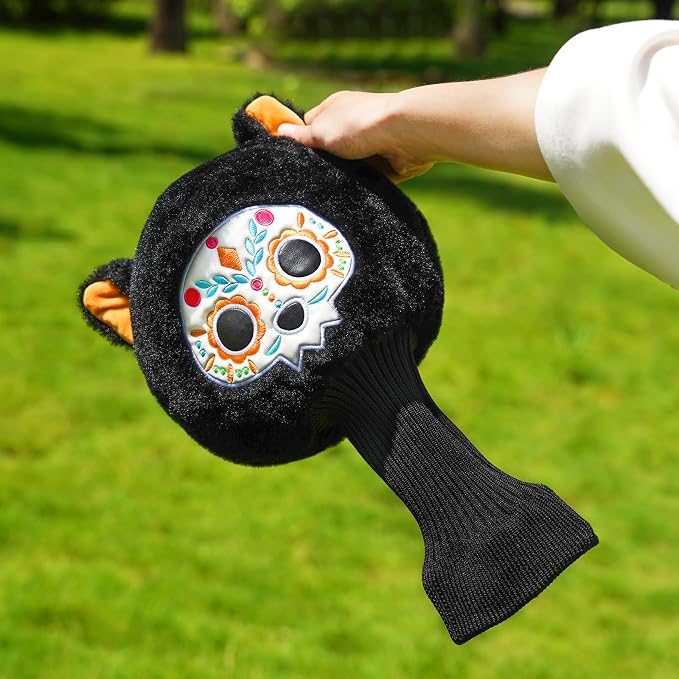 Craftsman Golf Driver Headcover Horse Sloth Funny Animal Golf Head Cover Novelty for Wood Driver Fairway Hybrid Golf Club for Men Women Kids Golfer Gift