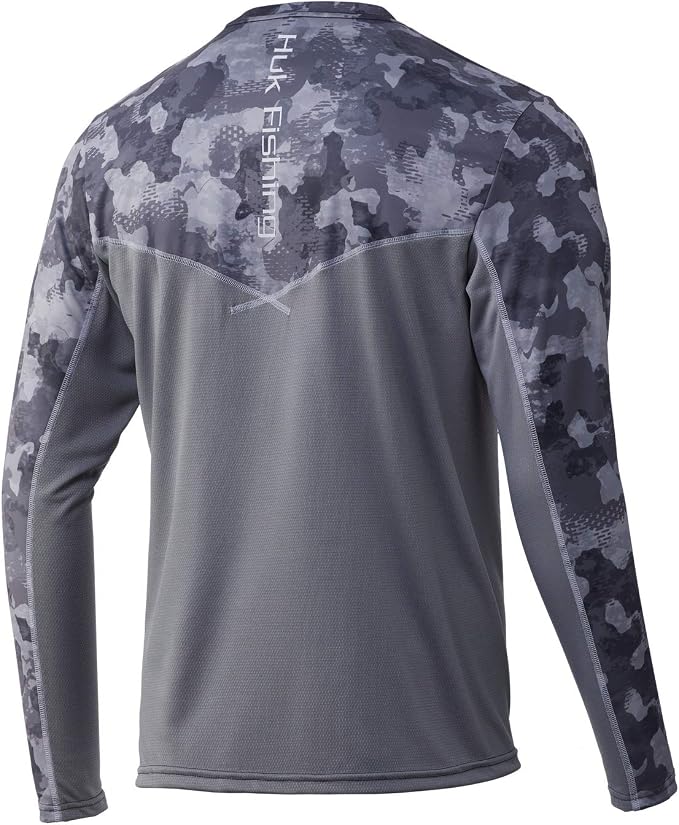 HUK Men's Icon X Long Sleeve Shirt, Performance Fishing Shirt