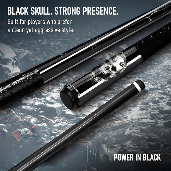 Series, Glass Fiber Pool Cue Stick, Uni-QR, 3/8-10, 5/16-18 Joint, Synthetic Leather Grip, 29" Glassfiber Shaft, 7-Layer Microfiber Tip