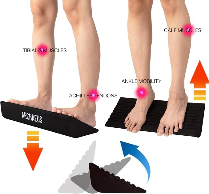 Ankle Balance Boards,Ankle Strengthener,Calf Stretcher,Achilles Stretcher,Slant Board for Calf Stretching