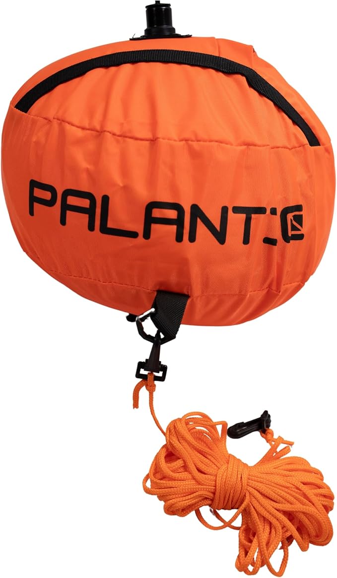 Scuba Choice Spearfishing Buoy Float with Dive Flag - High-Visibility, Durable 420D Nylon Cover, PVC Bladder for Scuba Diving & Freediving