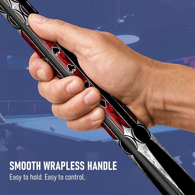 Series, Glass Fiber Pool Cue Stick, Uni-QR, 3/8-10, 5/16-18 Joint, Synthetic Leather Grip, 29" Glassfiber Shaft, 7-Layer Microfiber Tip