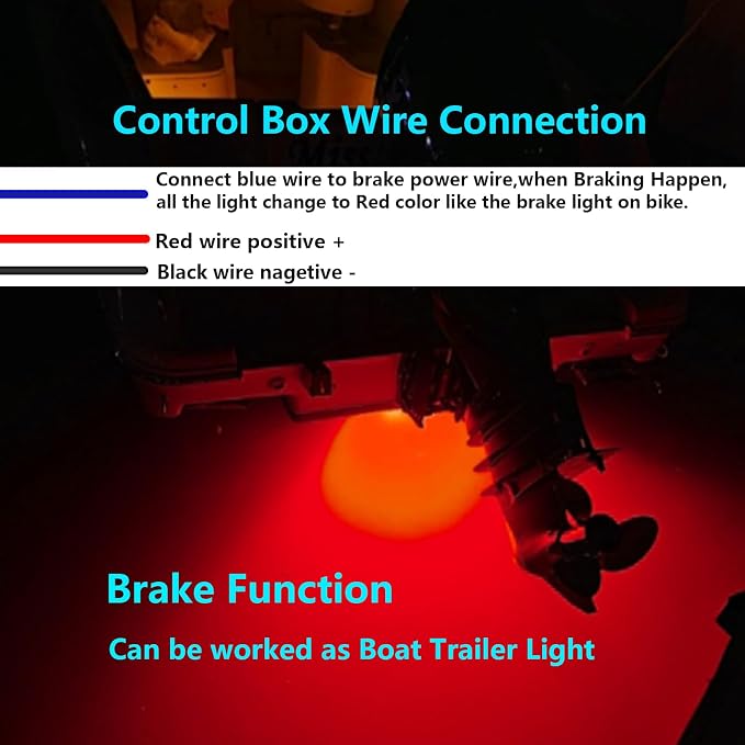 2Pcs RGB 1/2" NPT LED Boat Drain Plug Light Underwater Light,Boat Trailer Lights,DC 12V,No Holes to Drill,RF APP Control Marine LED Lamp for Fishing Swimming Diving