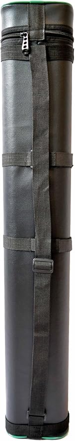 HAN'S DELTA 2x4 Hard Oval Pool Cue Billiard Stick Carrying Case, (Several Colors Available)