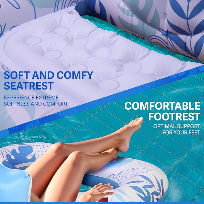 Inflatable Pool Float for Adults