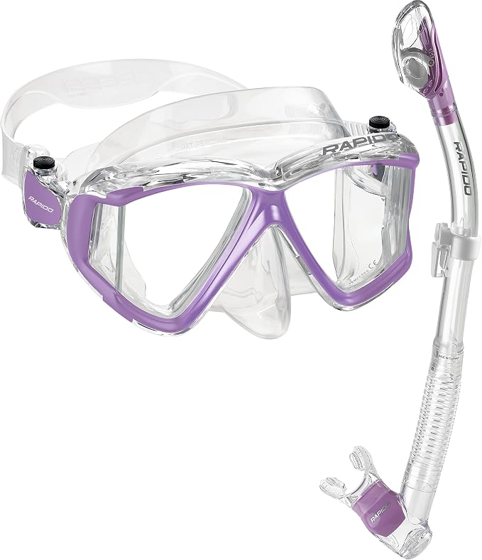 Rapido Panto-180 Four Lens Mask and Snorkel Combo