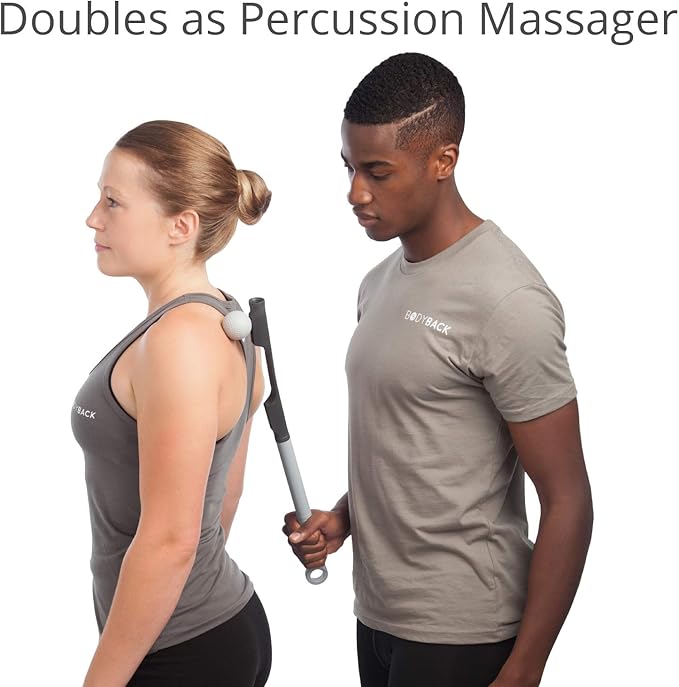 Body Back AccuMassage FSA Eligible - Dual Pressure Point Massage Tool & Massage Hammer - 2 in 1 Design - Shiatsu Neck Massager Tool, Golf Ball Percussion Massager for Deep Tissue Pain Relief (2 Pack)
