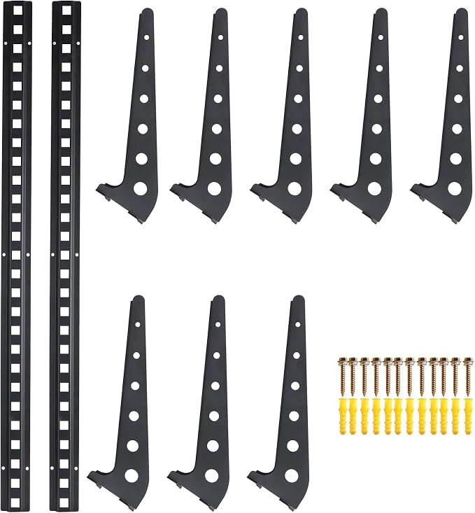 2/3/4/6 Board Horizontal Surfboard Rack, Adjustable Surfboard Wall Mount Display, Surfboard Wall Rack Board Storage Mount System at Home and Garage