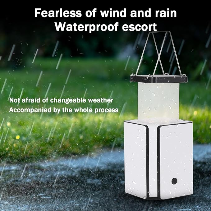 2Pack Solar LED Rechargeable Emergency Camping Lantern,White Solar Rechargeable,Rechargeable Type C,Emergency Lights Hand-Crank Power Generation,Phone Power Supply Function,flashlights