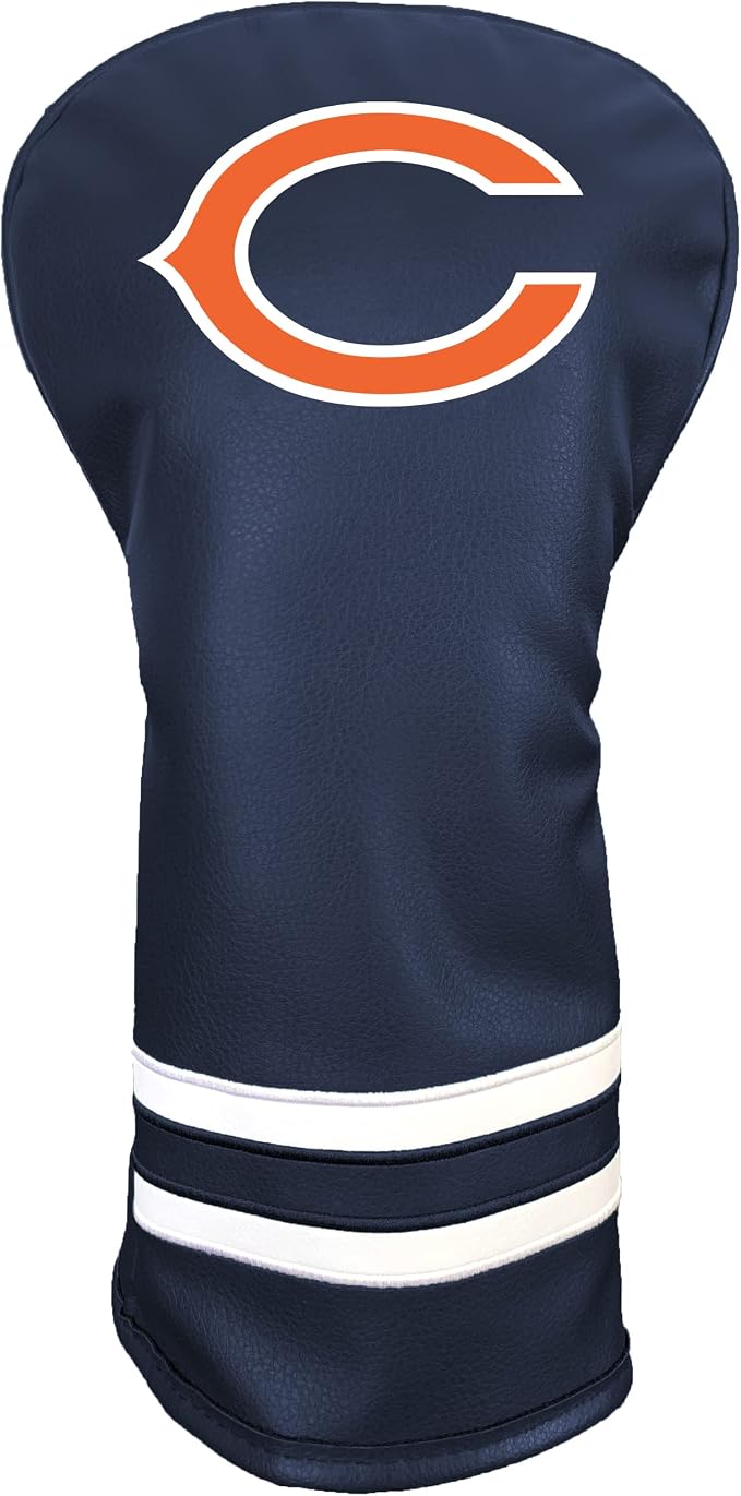 Team Golf NFL Vintage Driver Golf Club Headcover (Printed), Form Fitting Design, Retro Design with Fleece Lining for Extra Club Protection