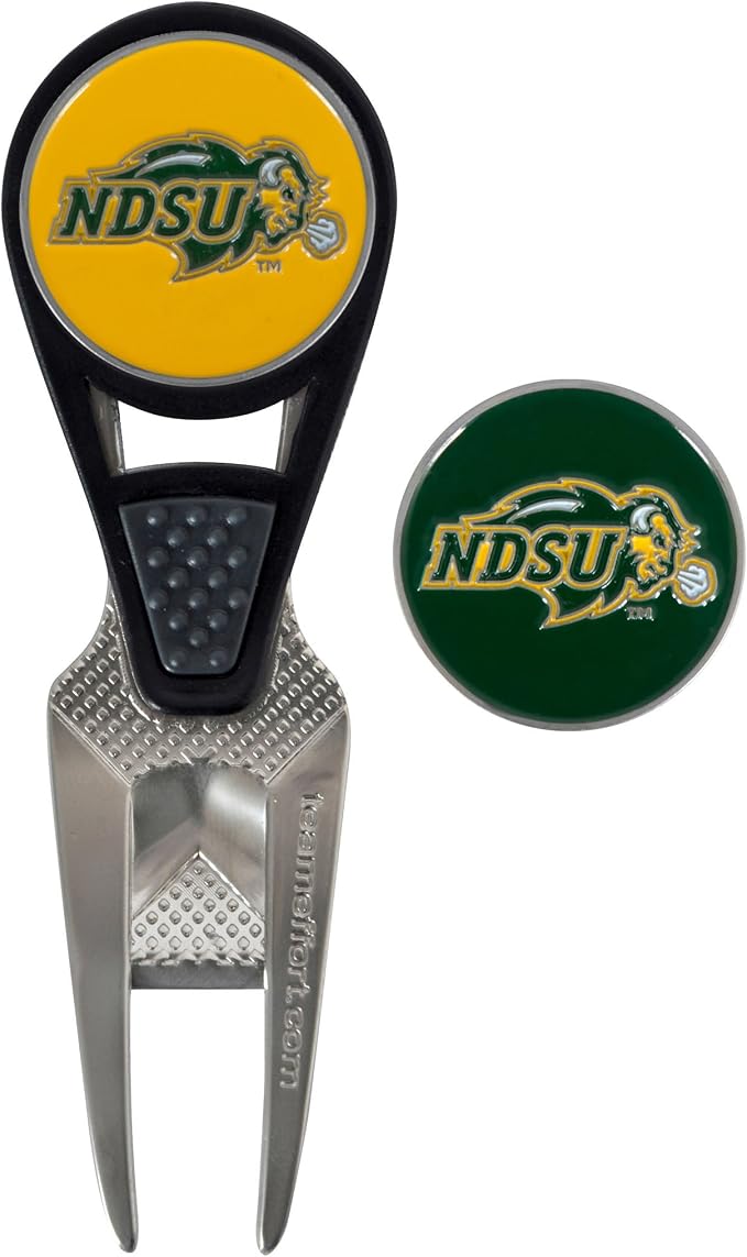Team Effort Collegiate CVX Ball Mark Repair Tool & 2 Ball Markers