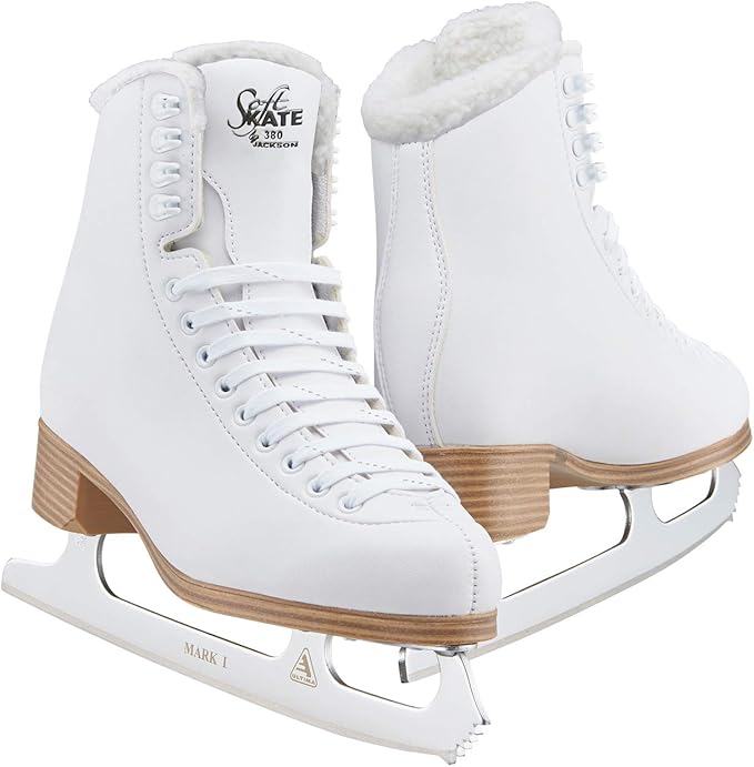 Jackson Ultima SoftSkate 380 Womens Ice Skates for Women/Kids | Comfortable Figure Skates for Ice Skating & Recreational Figure Skating, Ice Skates for Kids/Toddler Ice Skates-Medium Width
