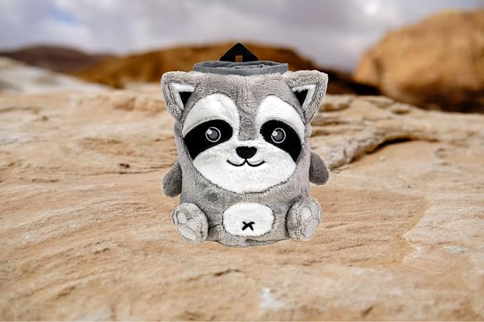 Chalk Bag for Rock Climbing - Cute Chalk Bag for Bouldering, Gym, Indoor & Outdoor Climbing with Adjustable Belt, Brush Holder & Carabiner
