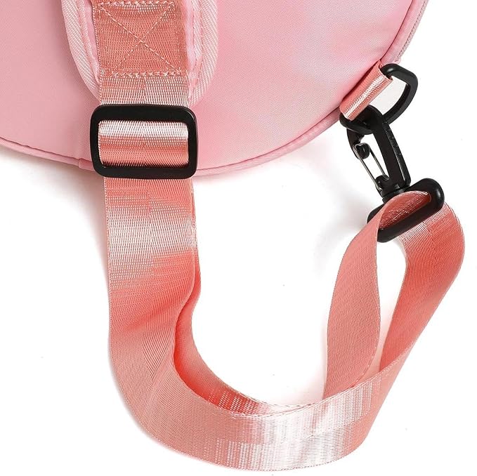 Tennis Racket Bag Waterproof Zipper Paddle Holder Crossbody Shoulder Bag for 1-2 Rackets, Lightweight Versatile Organizer