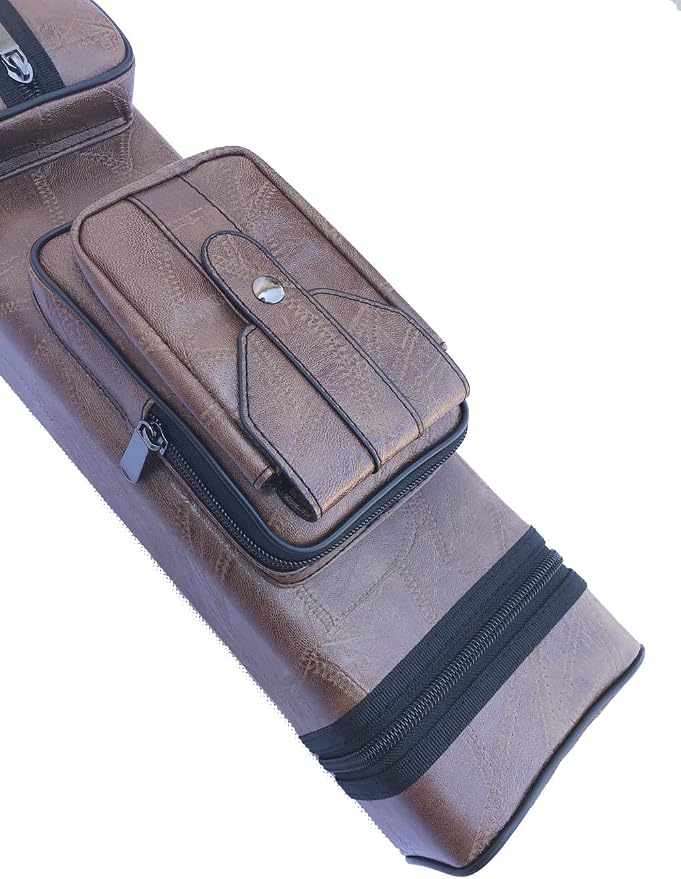 Champion Instroke Leatherette Cue Cases 4x6 Holds 4 Butts and 6 shafts Pool cue