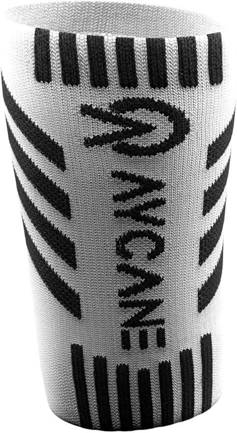 Blade X White Wrist Guards, Lightweight, Quick-Drying, Breathable Fabric, Flexible Fit, Level 3 Cut-Resistant Protection, Durable and Comfortable Wrist Protection for Hockey Players