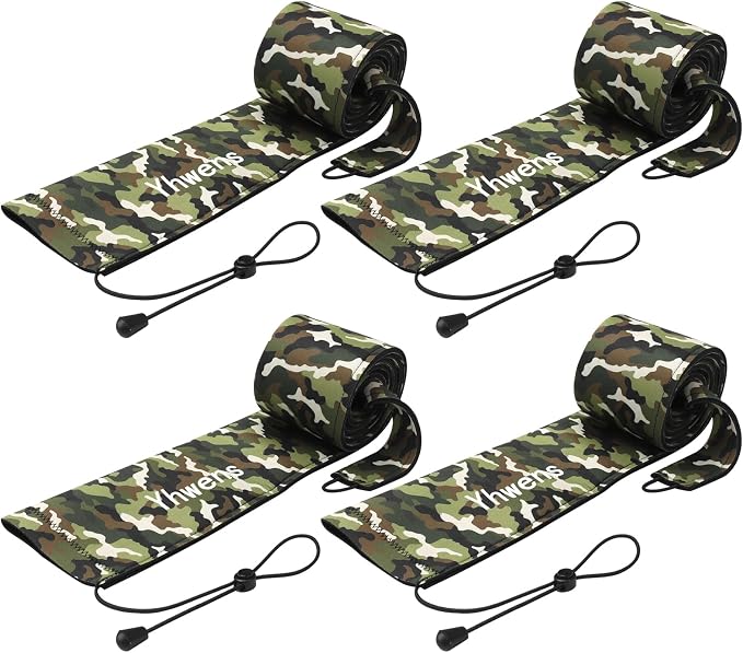 Neoprene Fishing Rod Sleeve Rod Sleeves Fishing Pole Sleeve Rod Socks for Fishing Poles Rod Cover Rod Protector Durable for Casting Spinning Trolling Sea Fishing Rod Storage