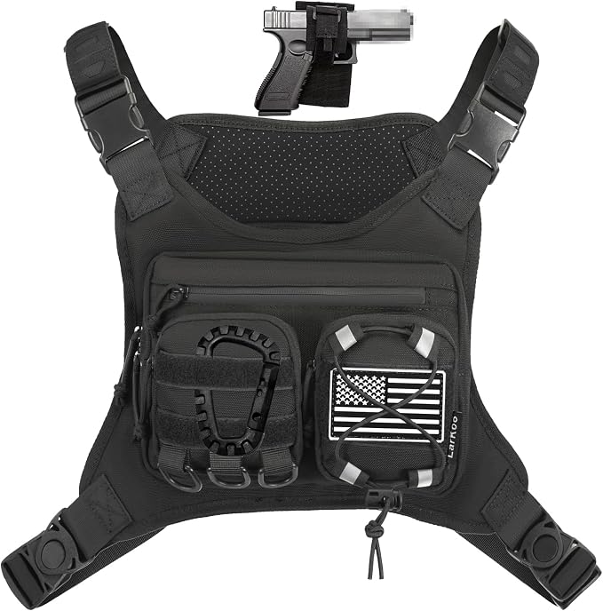 Sports Chest Holster Bag EDC Pouch Bag IFAK Chest Pack for Running