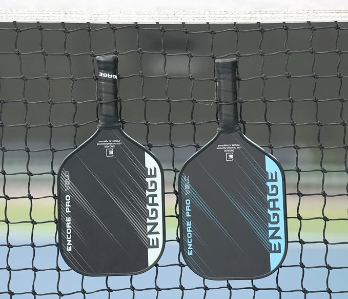 Engage Encore Pro V3.0 Pickleball Paddle | Raw Carbon Fiber & Polymer Core for All-Around Playability