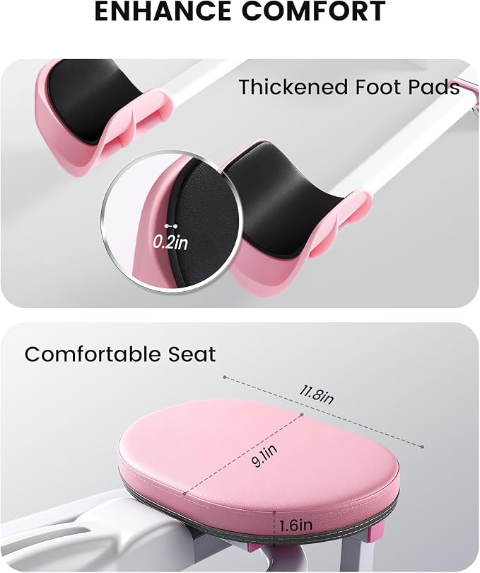 Split Machine, Leg Stretcher Splits Machine for Flexibility, 0-180° Adjustable Home Stretch Machine for Balle, Cheerleading Dance, Gymnastics and Other Sports, 330lbs Capacity