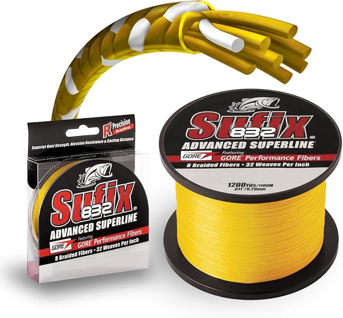 Sufix 832 Advanced Superline Braid - 150 yards