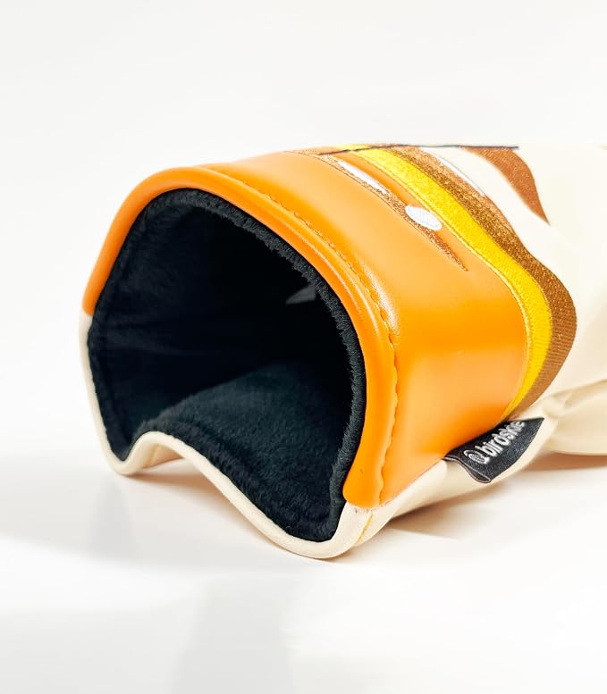 Golf Driver Headcover birdskie Premium Leather Head Cover. Digitally Printed and Embroidered Design. Head Cover for Your Driver by birdskie.