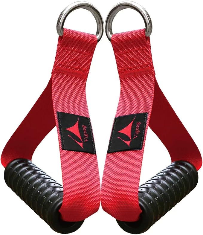 Heavy Duty Gym Workout Handles Attachment for Cable Machine,Resistance Band,Pulley System Home Exercise Equipment, Comfortable and Stronger Grip