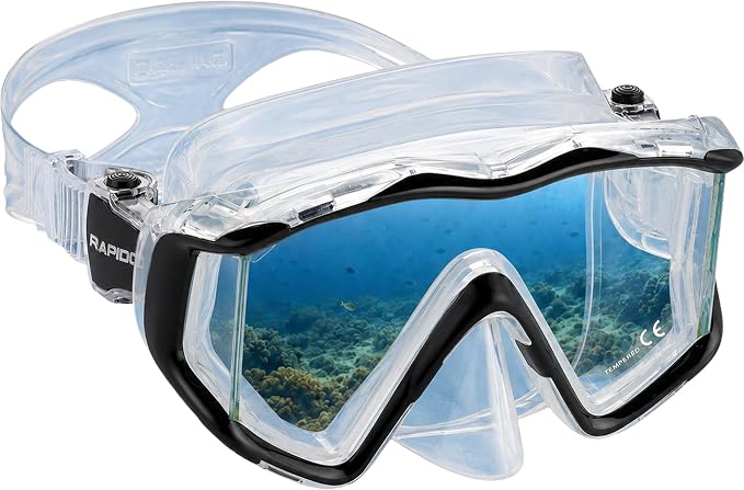 Rapido Clareza Three Lens Mask and Snorkel Combo