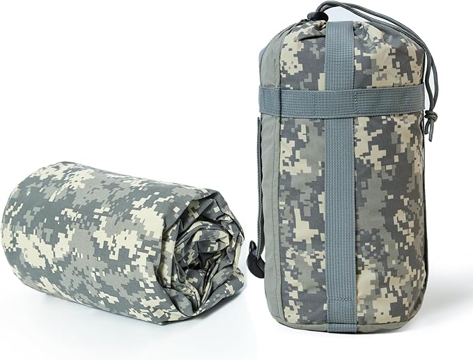 Akmax.cn Bivy Cover Sack for Military Army Modular Sleeping System, Waterproof Outer Shell for Sleeping Bag, Minimalist Stealth Shelter