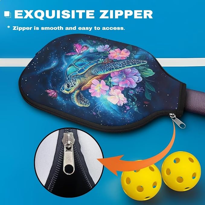 Blue Camo Corgi Pattern Print Pickleball Paddle Covers Only Paddles Holder Sleeve Fits Most Rackets