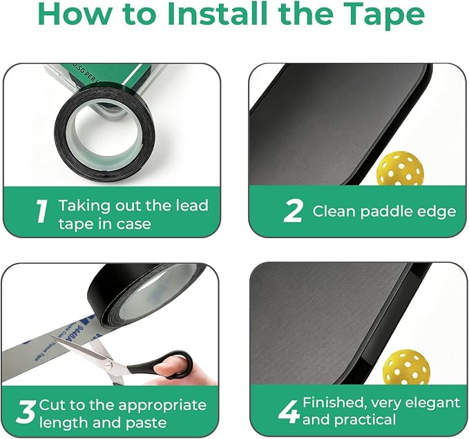 Tungsten Weight Tuning Tape, 60 Inch High Density Balance Strip, 0.5g/in & 1g/in Two Density Options, Non-Toxic Strong Adhesive Weight Strip for Pickleball Paddles, Golf Clubs & Tennis Rackets