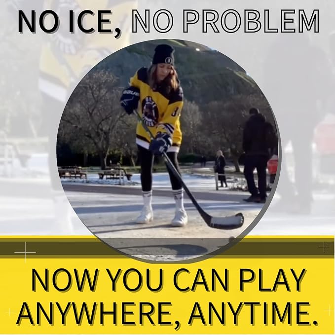 Wraparound Hockey Stick Blade Protector for Off Ice Training, Street Hockey – Long Lasting – Cuts to Fit Kids, Intermediate, Senior Sticks – Training Equipment, Accessories, Gear