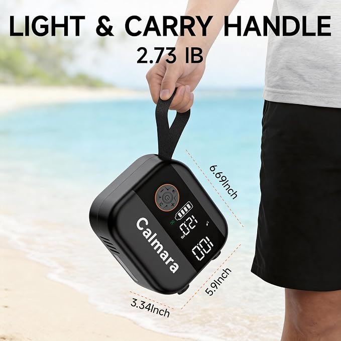B1 Electric Paddle Board Pump,Rechargeable 10000mAh Cordless/12V DC 22 PSI High Pressure SUP Pump,Inflation & Deflation,Auto-Off for Stand Up Surfing Kite,Tent,Boat Gift for Men