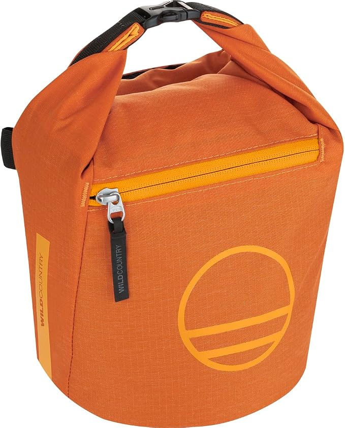 Wild Country Spotter Boulder Chalk Bag - Large Rock Climbing Chalk Bucket with Zippered Pocket