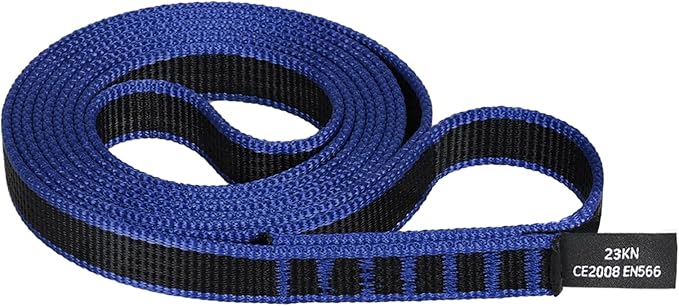 18mm Nylon Climbing Sling Runner 23KN CE2008/EN566 Certified - Webbing Straps for Outdoor Rock Climbing, Rappelling, Swing, Yoga Hammock etc