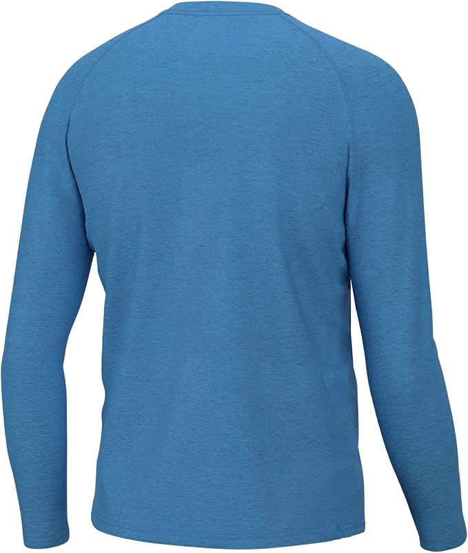 HUK Men's Waypoint Long Sleeve Shirt, Performance Fishing Tee for Men